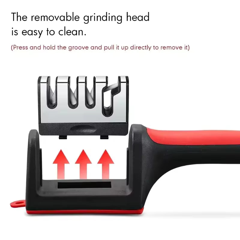 3-in-1 Knife Sharpener – Bring Your Dull Knives Back to Life in Seconds 🔪⚡