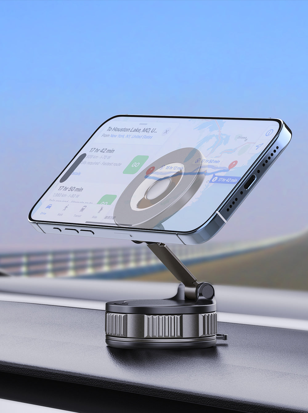 360° Magnetic Car Phone Holder – Universal Fit for Any Dashboard or Surface