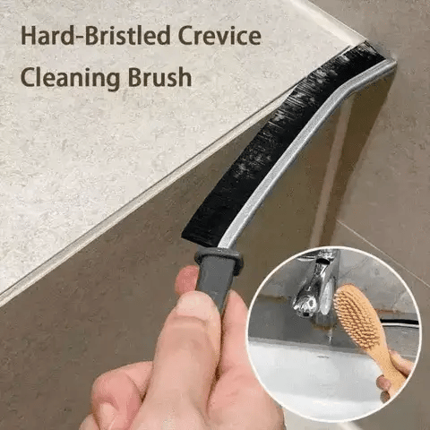Hard Bristle Crevice Cleaning Brush – Deep Clean Every Corner Effortlessly