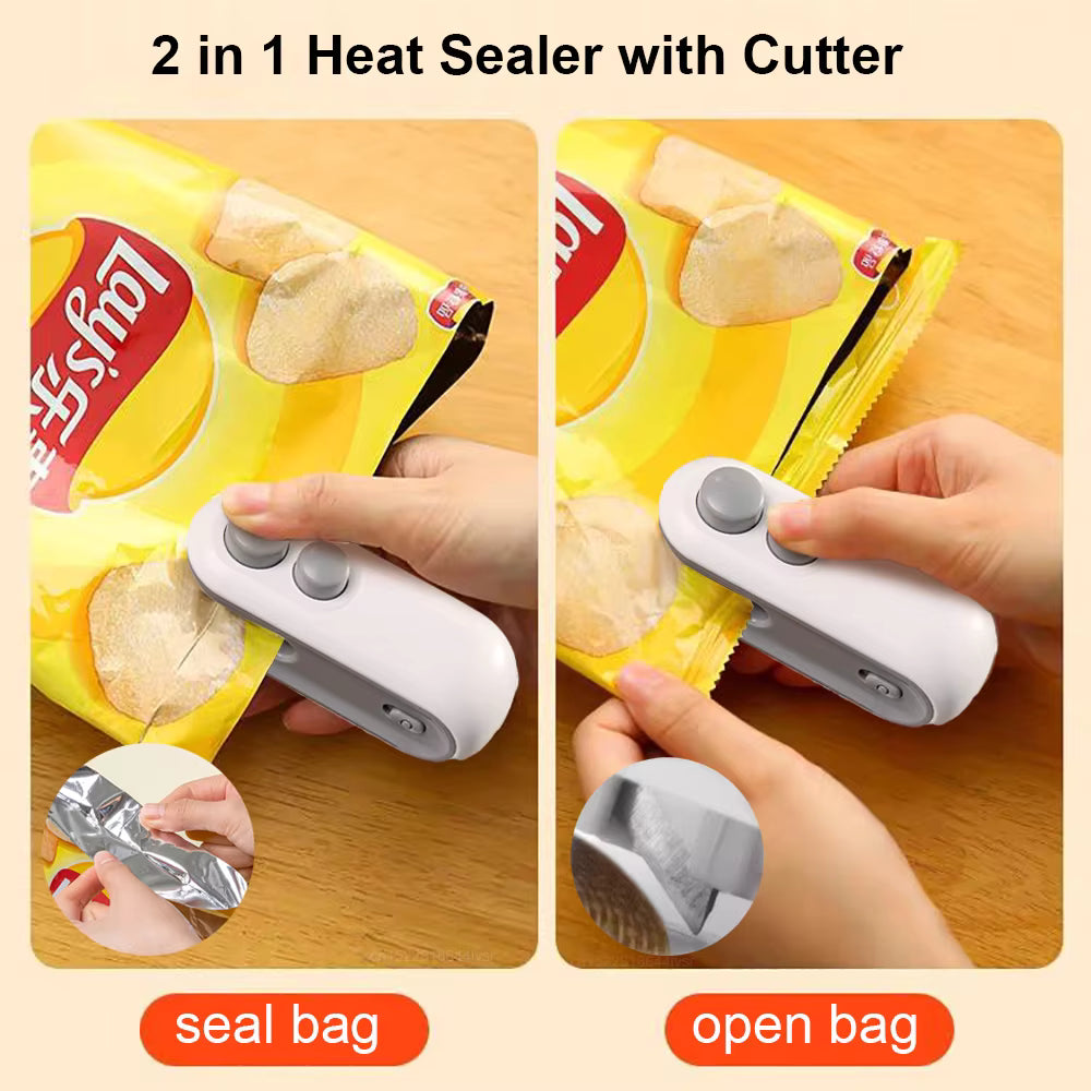 Mini Heat Bag Sealer – Keep Food Fresh in Seconds