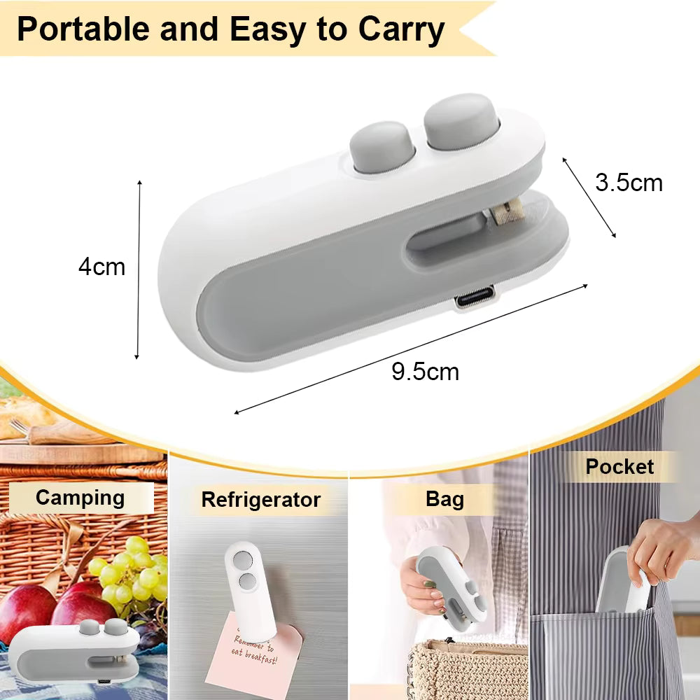 Mini Heat Bag Sealer – Keep Food Fresh in Seconds