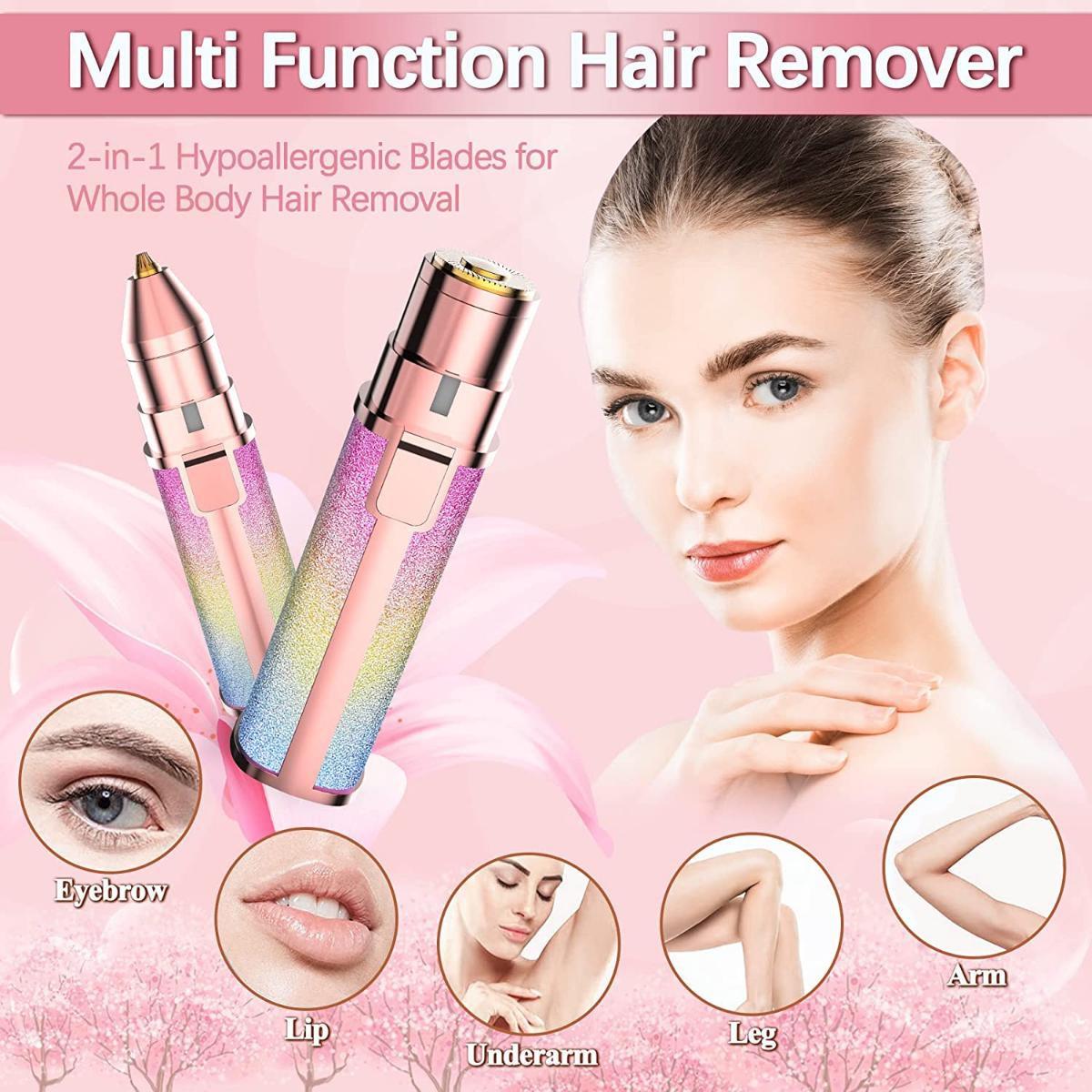 2-in-1 Electric Flawless Eyebrow Trimmer – Flawless, Painless Hair Removal in Seconds ✨