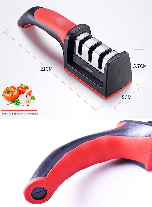 3-in-1 Knife Sharpener – Bring Your Dull Knives Back to Life in Seconds 🔪⚡