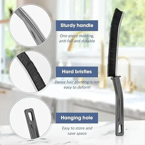 Hard Bristle Crevice Cleaning Brush – Deep Clean Every Corner Effortlessly