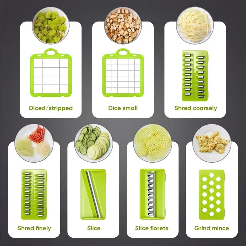 16-in-1 Vegetable Chopper – Cut Veggies in Seconds
