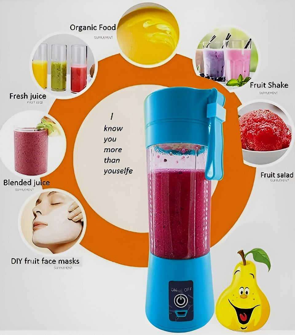 Mini Juicer Blender – Fresh Juice Anytime, Anywhere
